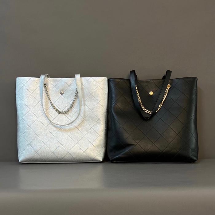 CHANEL NIGO Large Capacity Leather Handbag #nigo21246