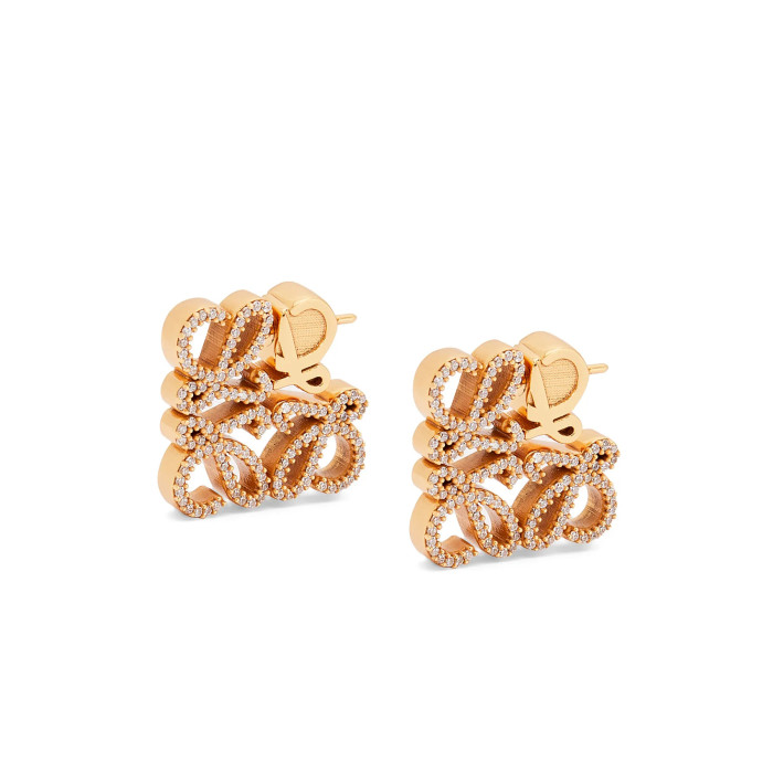 Loewe Anagram Hollow Out Earrings Necklace Bracelet Jewellery #nigo96349