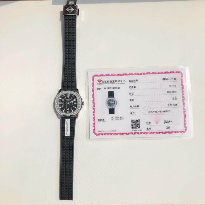 Patek Philippe Mechanical Watches With Diamonds On Silicone Straps Watch #nigo96352