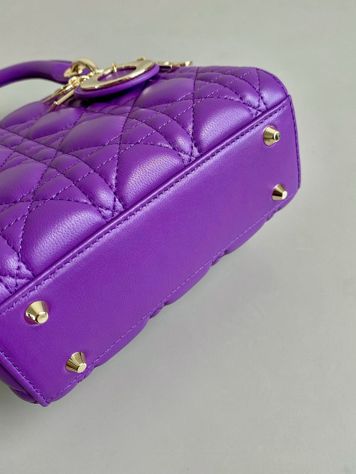 Dior Lady-D-Joy Bag NIGO Leather Carrying Chain Bag #nigo21446