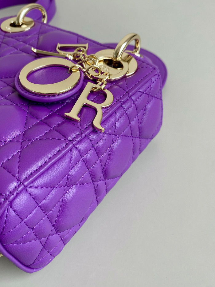 Dior Lady-D-Joy Bag NIGO Leather Carrying Chain Bag #nigo21446