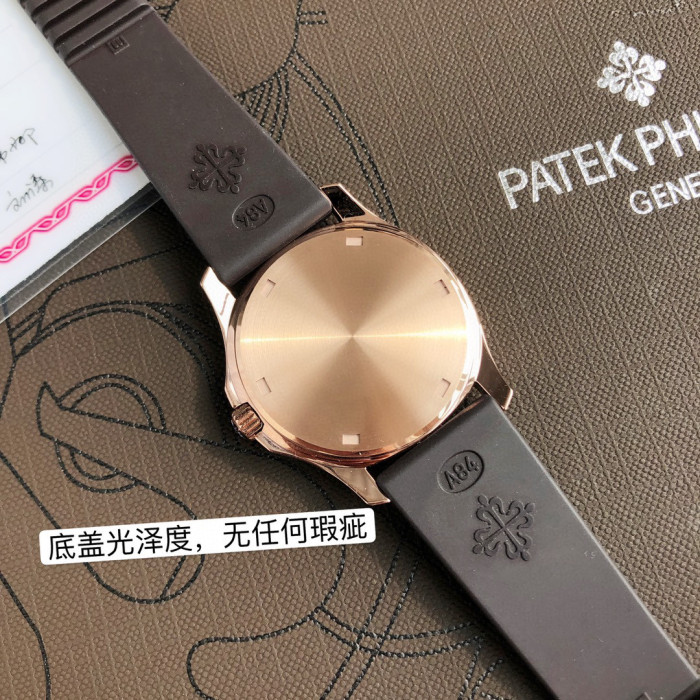 Patek Philippe Mechanical Watches With Diamonds On Silicone Straps Watch #nigo96352