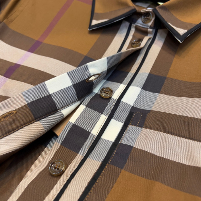 Burberry NIGO Checkered Long Sleeved Button Up Top #nigo57751