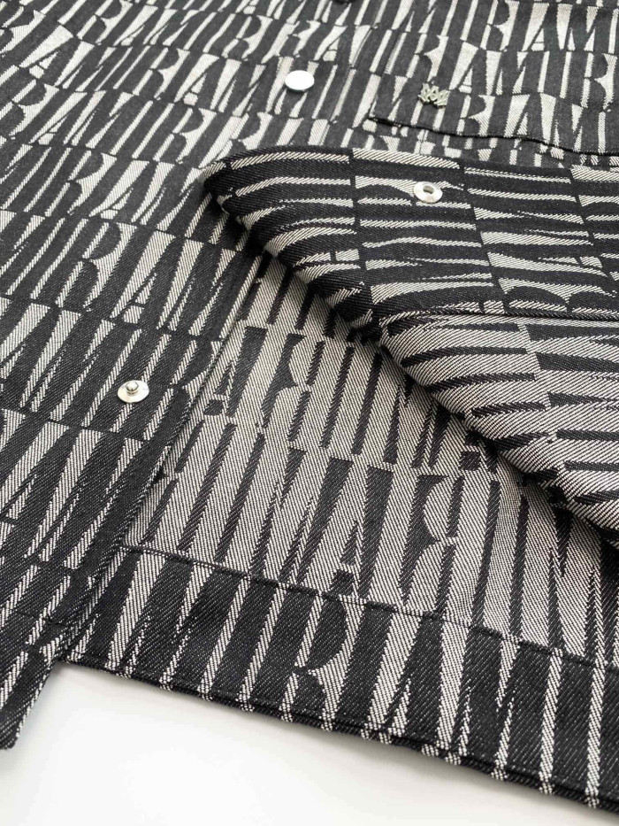Amiri Short sleeved buttoned shirt T-shirt #nigo94741