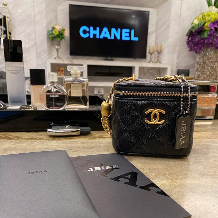 Chanel Leather Textured Small Square Chain Bag #nigo58112