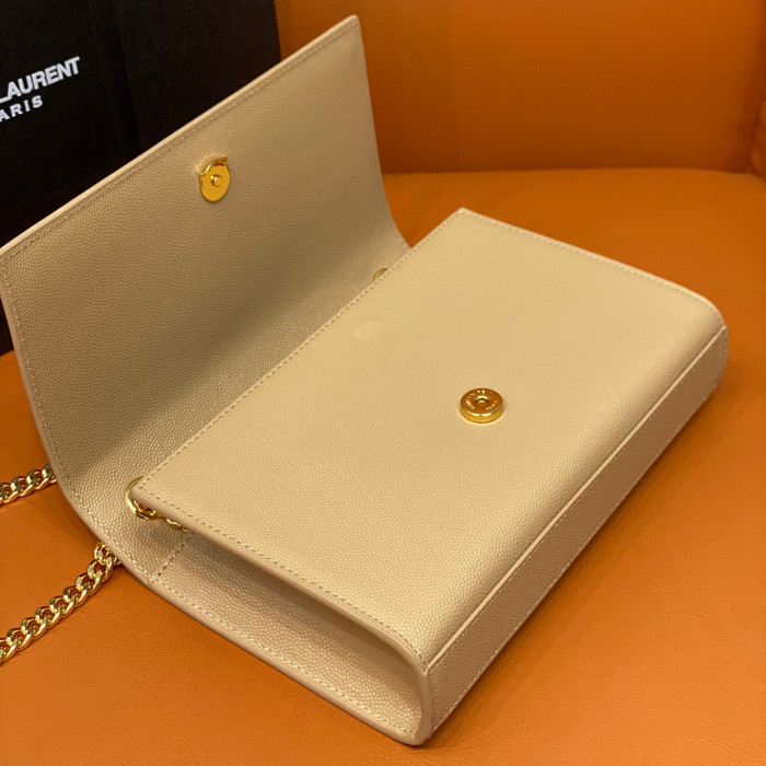 Saint Laurent Leather Chain Bag #nigo21334