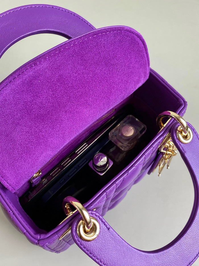 Dior Lady-D-Joy Bag NIGO Leather Carrying Chain Bag #nigo21446