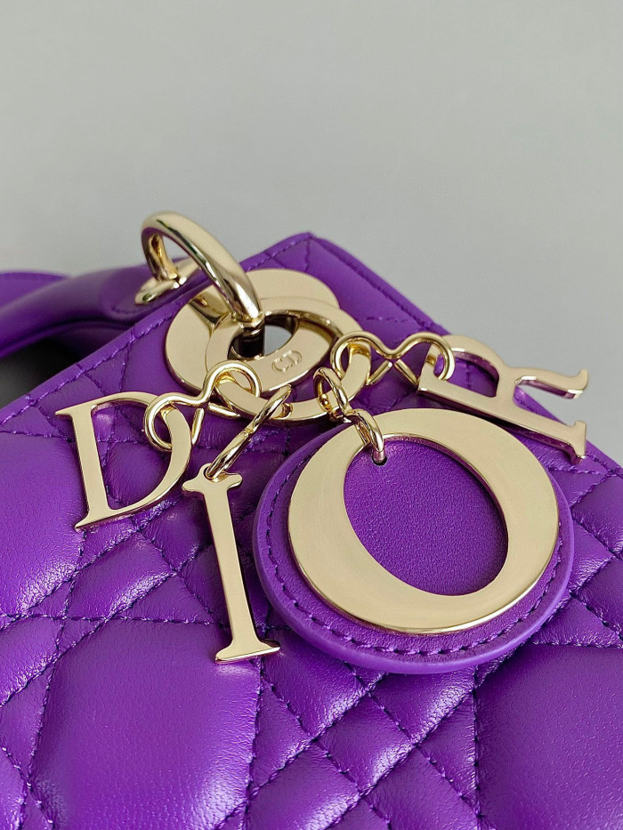 Dior Lady-D-Joy Bag NIGO Leather Carrying Chain Bag #nigo21446