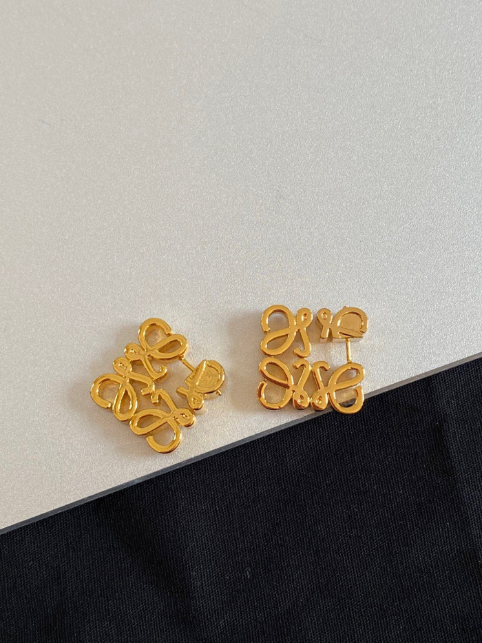 Loewe Anagram Hollow Out Earrings Necklace Bracelet Jewellery #nigo96349