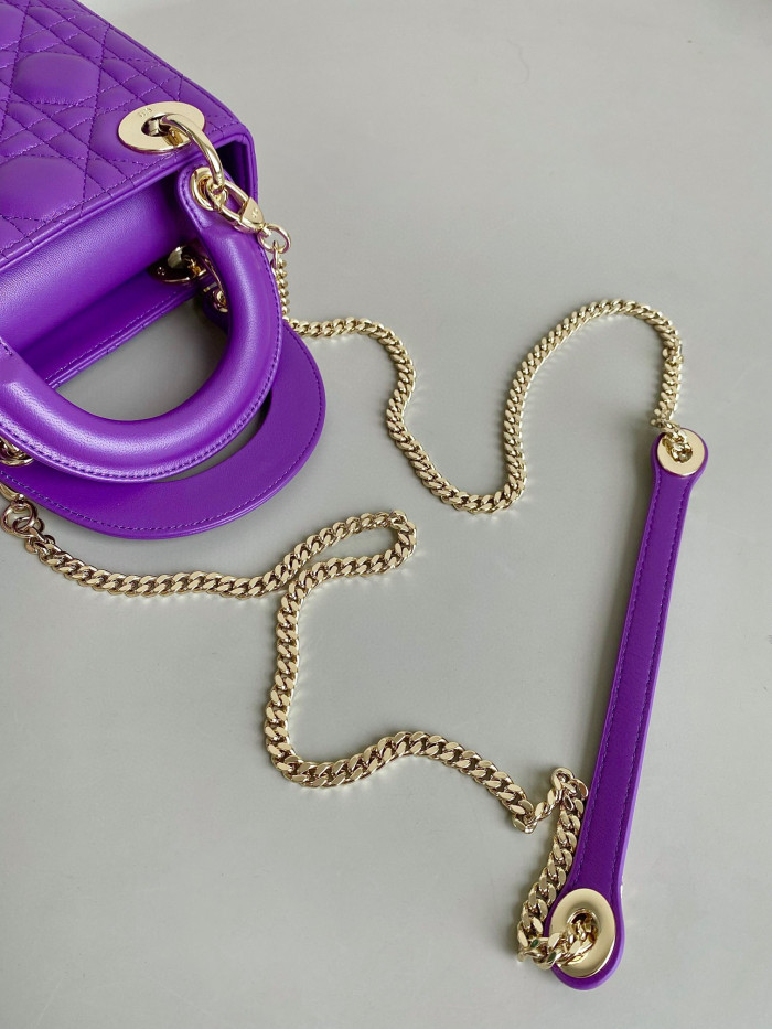 Dior Lady-D-Joy Bag NIGO Leather Carrying Chain Bag #nigo21446