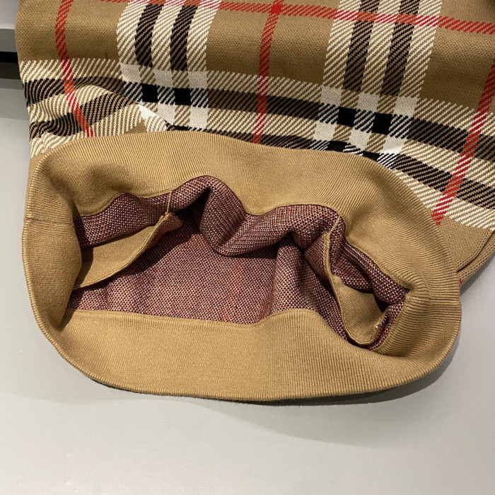Burberry Check Cotton Jacquard Hoodie Plaid Sweatshirt Pullover #nigo96325