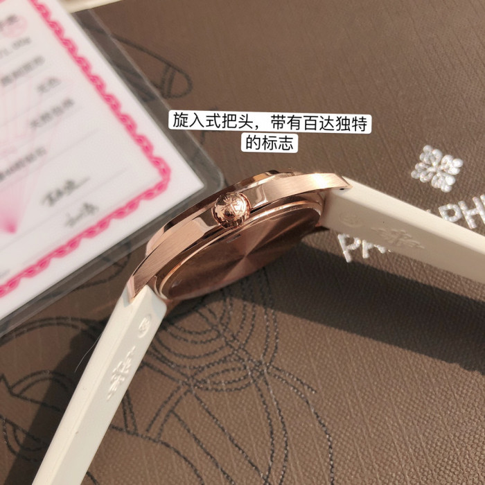 Patek Philippe Mechanical Watches With Diamonds On Silicone Straps Watch #nigo96352