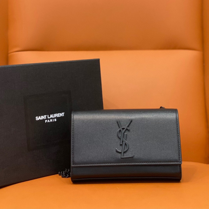 Saint Laurent Leather Chain Bag #nigo21334
