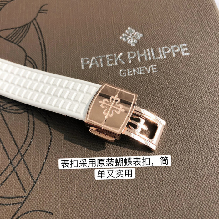 Patek Philippe Mechanical Watches With Diamonds On Silicone Straps Watch #nigo96352