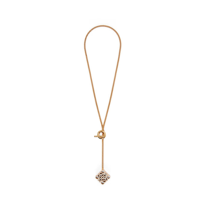 Loewe Anagram Hollow Out Earrings Necklace Bracelet Jewellery #nigo96349