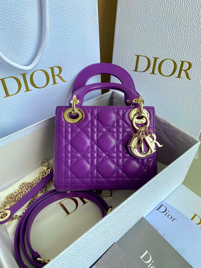 Dior Lady-D-Joy Bag NIGO Leather Carrying Chain Bag #nigo21446