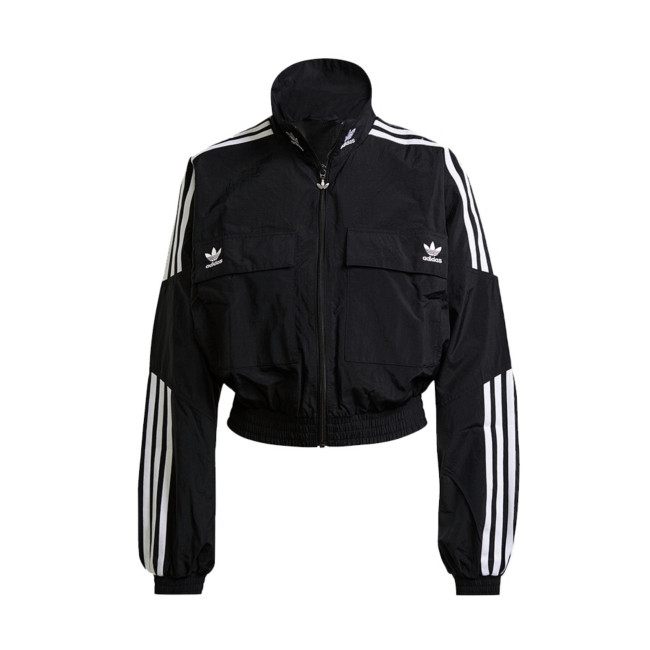 Adidas Orginals Striped Sports Stand-Up Collar Zip Jacket #nigo96324