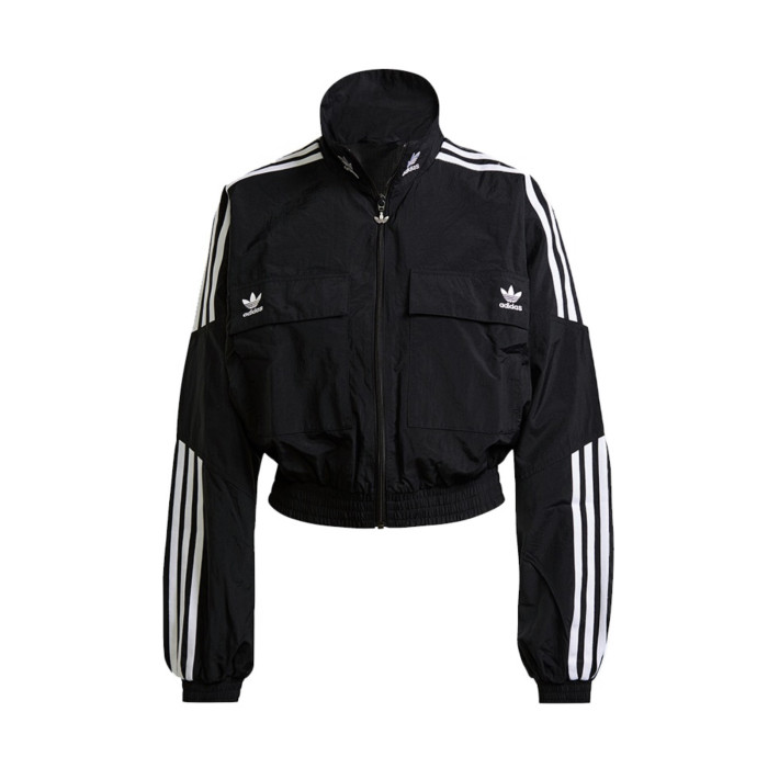 Adidas Orginals Striped Sports Stand-Up Collar Zip Jacket #nigo96324