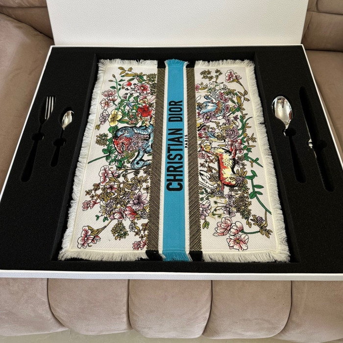 Dior Placemat Cutlery Mat Knife And Fork Series #nigo96335