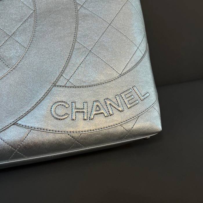 CHANEL NIGO Large Capacity Leather Handbag #nigo21246
