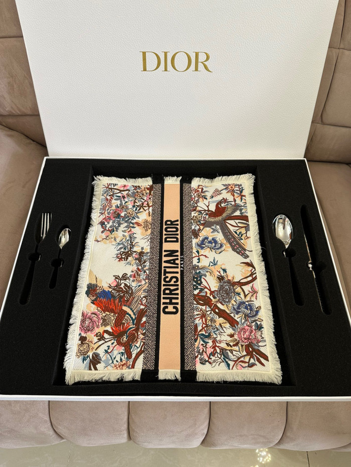 Dior Placemat Cutlery Mat Knife And Fork Series #nigo96335