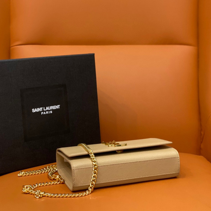 Saint Laurent Leather Chain Bag #nigo21334