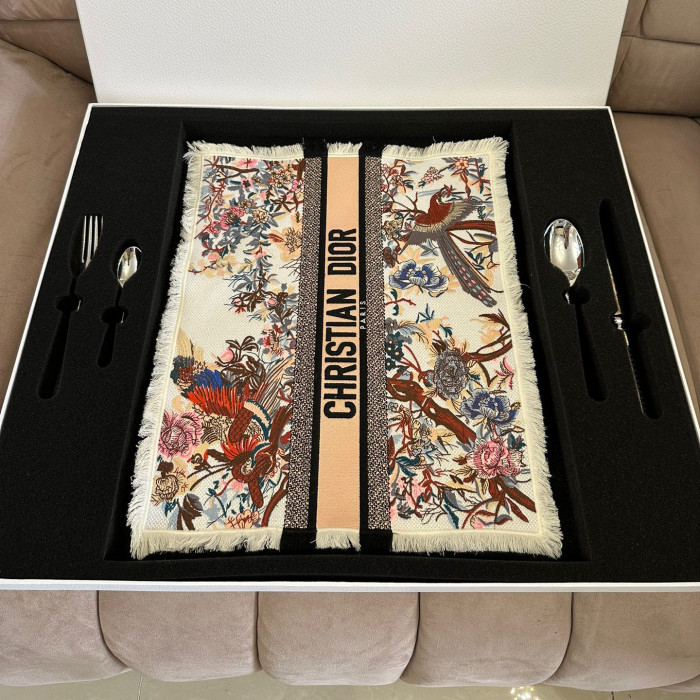 Dior Placemat Cutlery Mat Knife And Fork Series #nigo96335