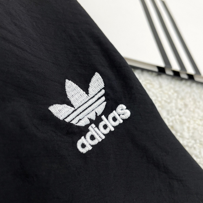 Adidas Orginals Striped Sports Stand-Up Collar Zip Jacket #nigo96324