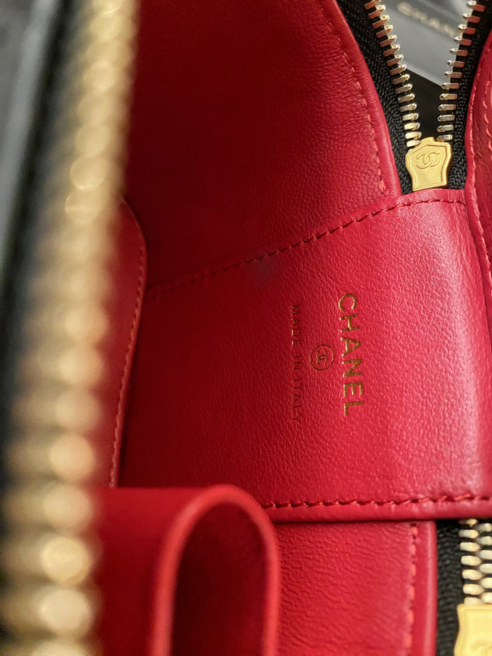 Chanel Leather Textured Small Square Chain Bag #nigo58112