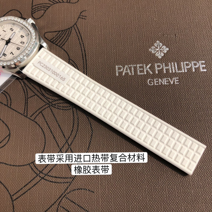 Patek Philippe Mechanical Watches With Diamonds On Silicone Straps Watch #nigo96352