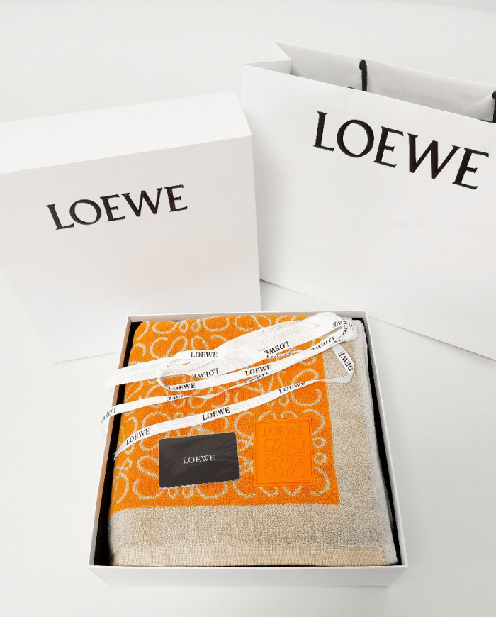 Loewe Anagram Towel In Cotton Bath #nigo96334