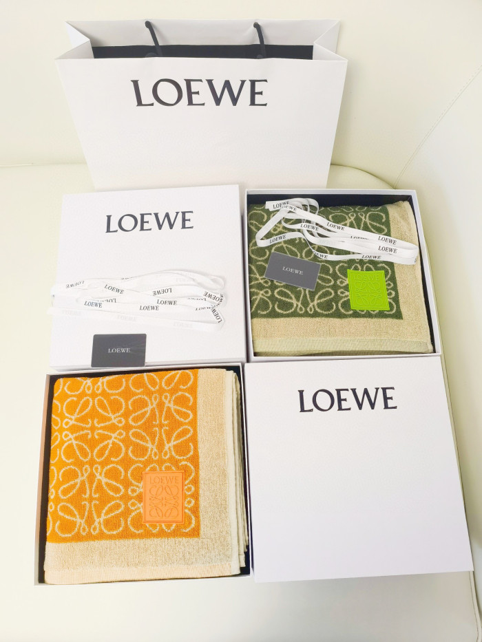 Loewe Anagram Towel In Cotton Bath #nigo96334