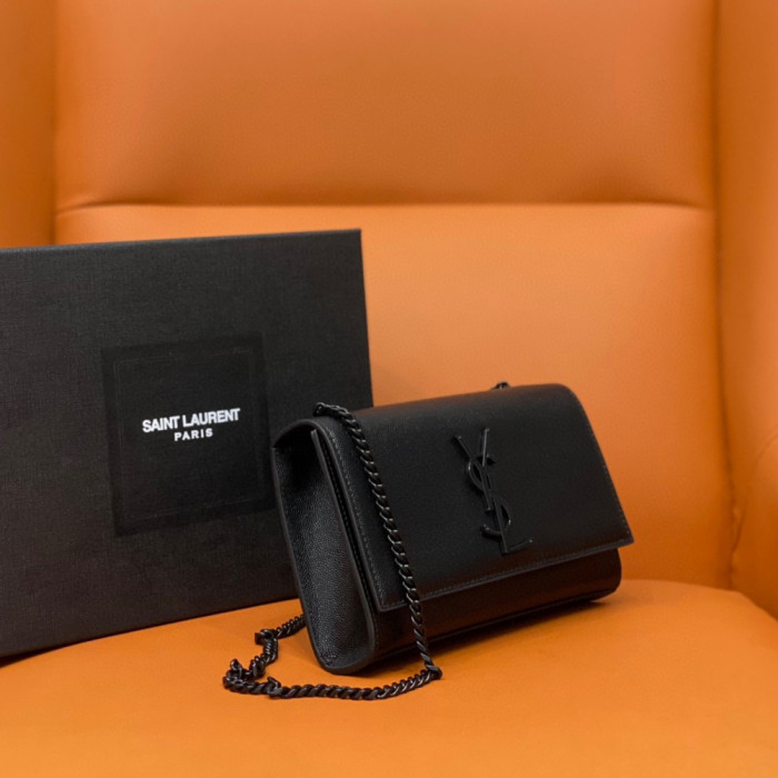 Saint Laurent Leather Chain Bag #nigo21334