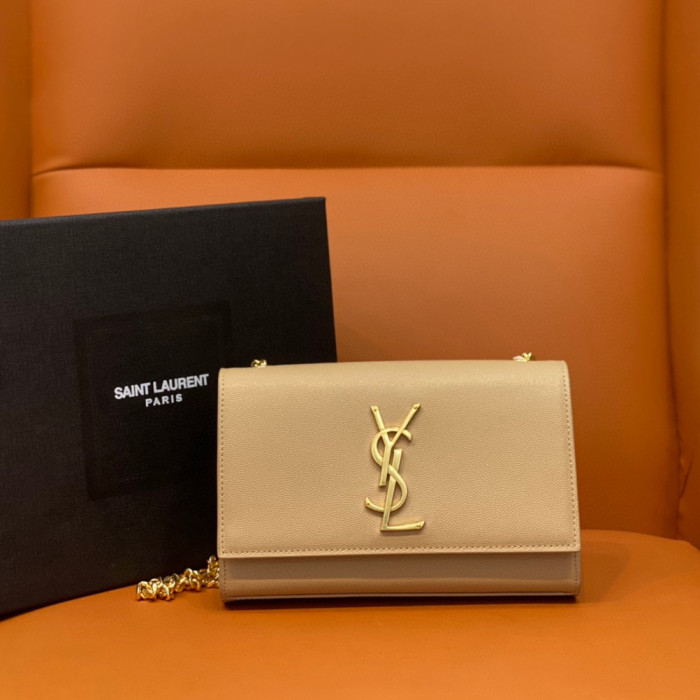 Saint Laurent Leather Chain Bag #nigo21334