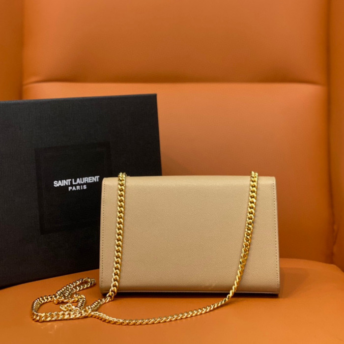 Saint Laurent Leather Chain Bag #nigo21334
