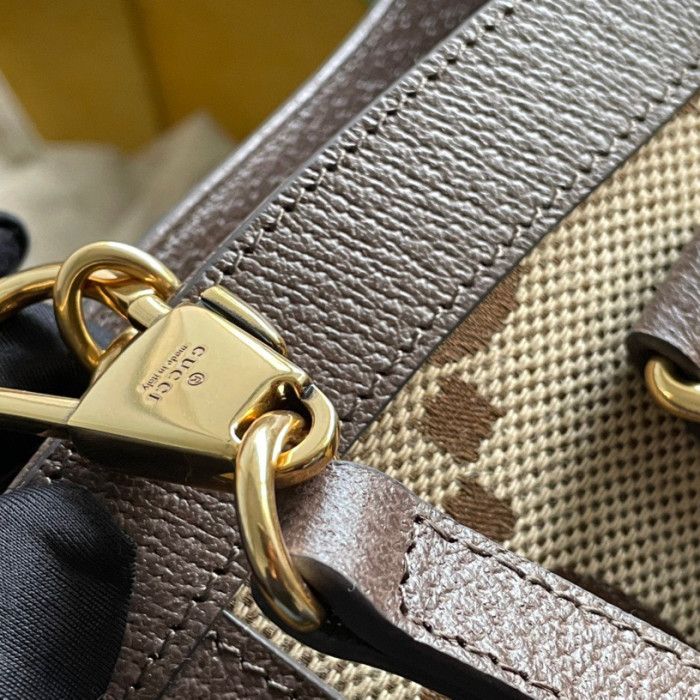 Gucci Diana Leather Printed Portable Bamboo Joint Bag #nigo53124