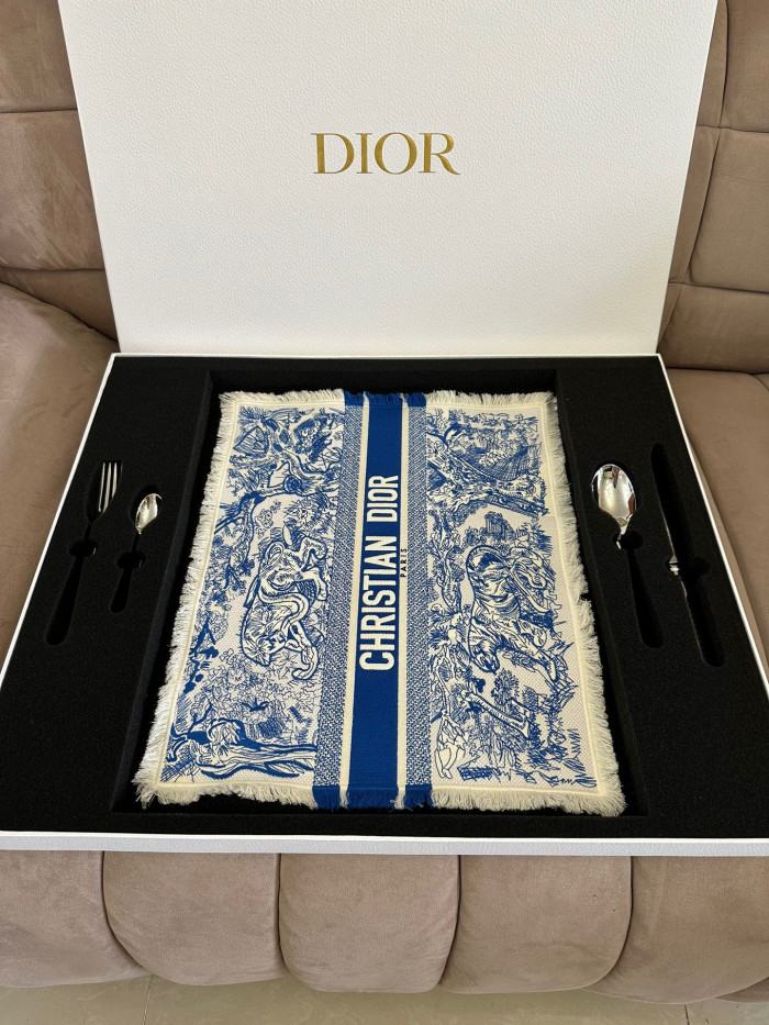 Dior Placemat Cutlery Mat Knife And Fork Series #nigo96335