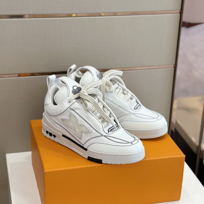 Louis Vuitton NIGO Casual Low Top Lace Up Sneakers Shoes #nigo95151