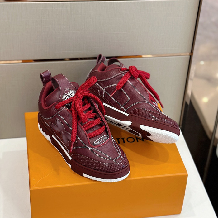 Louis Vuitton NIGO Casual Low Top Lace Up Sneakers Shoes #nigo95151
