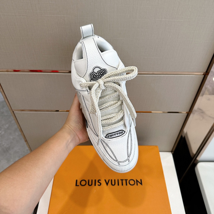 Louis Vuitton NIGO Casual Low Top Lace Up Sneakers Shoes #nigo95151
