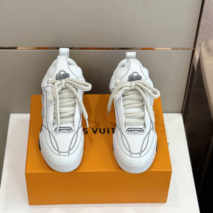 Louis Vuitton NIGO Casual Low Top Lace Up Sneakers Shoes #nigo95151