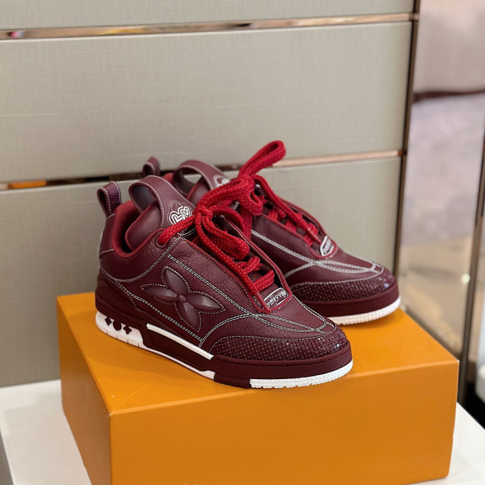 Louis Vuitton NIGO Casual Low Top Lace Up Sneakers Shoes #nigo95151