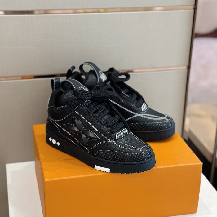 Louis Vuitton NIGO Casual Low Top Lace Up Sneakers Shoes #nigo95151