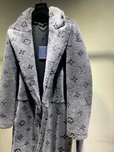 Louis Vuitton Lamb Wool Long Jacket Coat #nigo8463