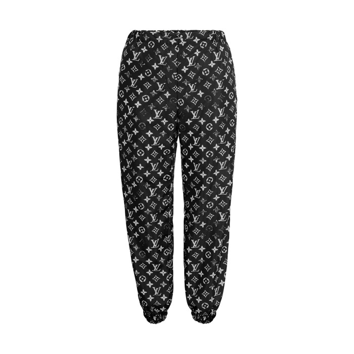 Louis Vuitton Stencil-effect Monogram Jogging Pants Printed  #nigo96358