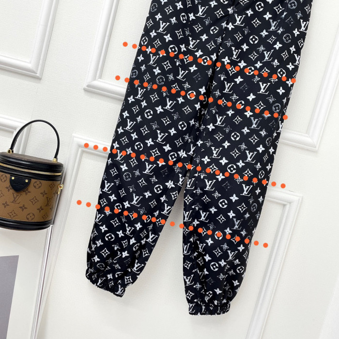 Louis Vuitton Stencil-effect Monogram Jogging Pants Printed  #nigo96358