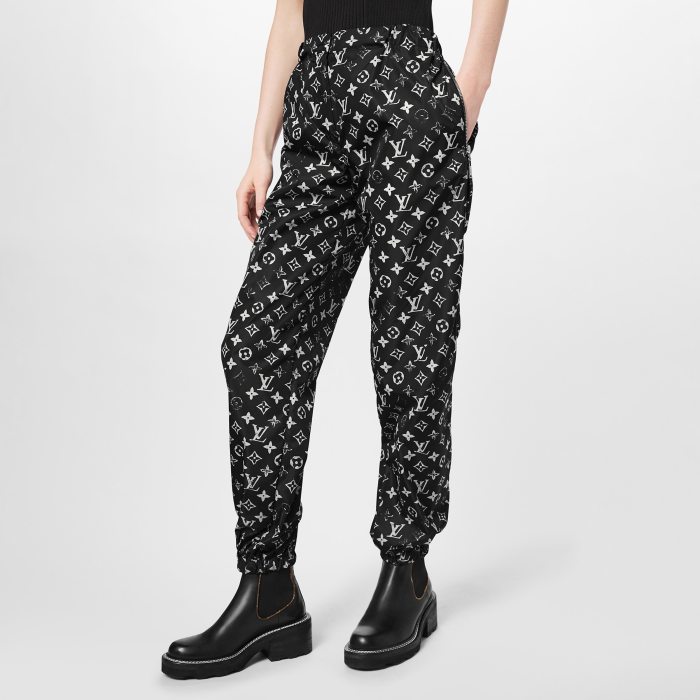 Louis Vuitton Stencil-effect Monogram Jogging Pants Printed  #nigo96358