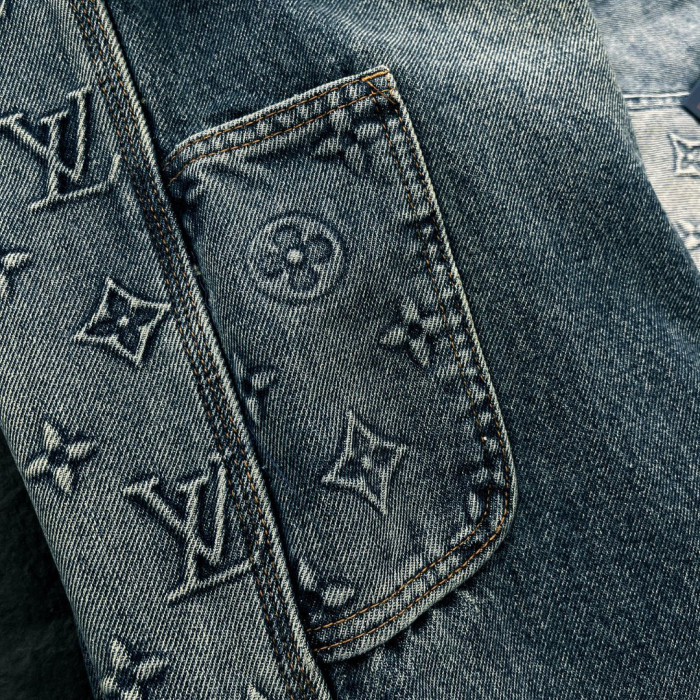 LouisVuitton Spring And Autumn Long Sleeved Denim Coat and Pants Set #nigo94515