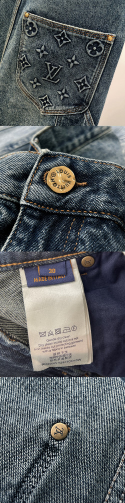 LouisVuitton Spring And Autumn Long Sleeved Denim Coat and Pants Set #nigo94515