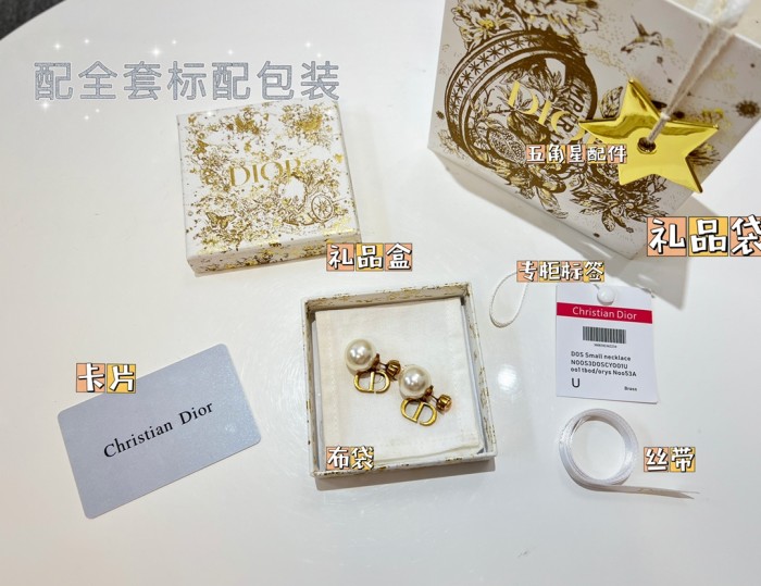 Dior Fashion Women's Letter Stud Earrings Accessories Jewelry #nigo89567